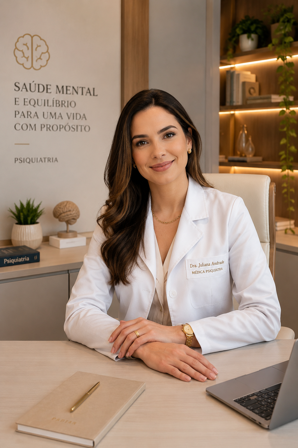 Dra. Juliana Andrade, médica psiquiatra